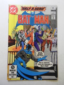 Batman #346 (1982) FN- Cond! manufactured w/ 3 staples & extra staple removed