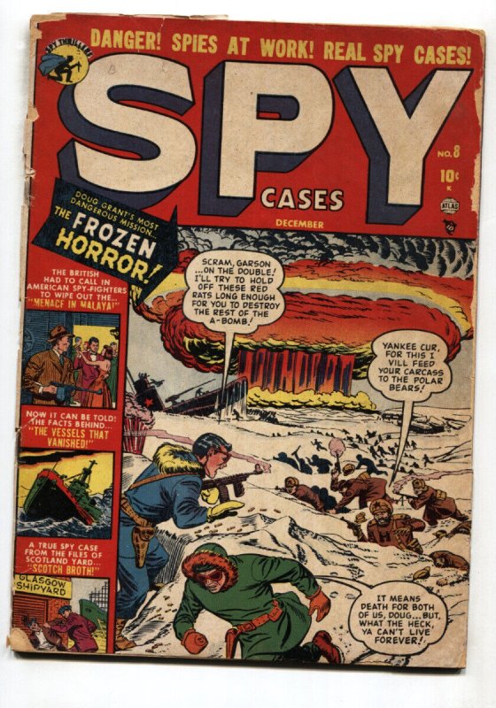 Spy Cases #8 1951- Atlas Cold War comic- Joe Maneely-G