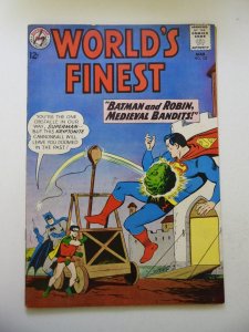 World's Finest Comics #132 (1963) GD+ Condition centerfold detached at 1...