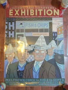 1998 DRAWN AND QUARTERLY Exhibition 19x26 Laminated Poster FVF 7.0