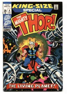 THOR ANNUAL #4-Great cover-MARVEL-JACK KIRBY VF+