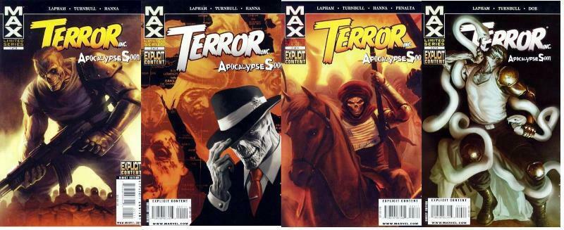 TERROR INC APOCALYPSE SOON (2009)1-4 Lapham, Djurdjevic