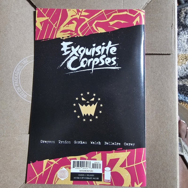 Exquisite Corpses 4 Tiny Onion Tynion Gets Violent Michael Walsh w Card