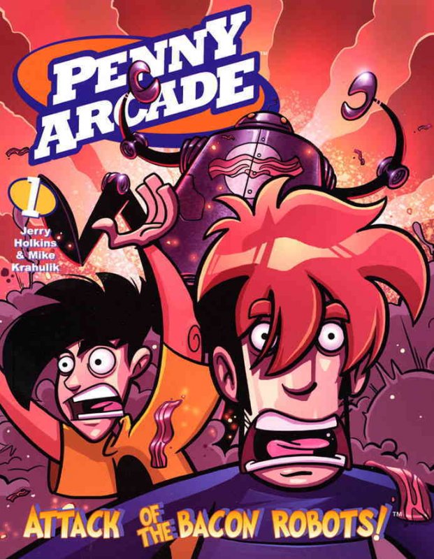 Penny Arcade #1 VF/NM ; Dark Horse | Attack of Bacon Robots