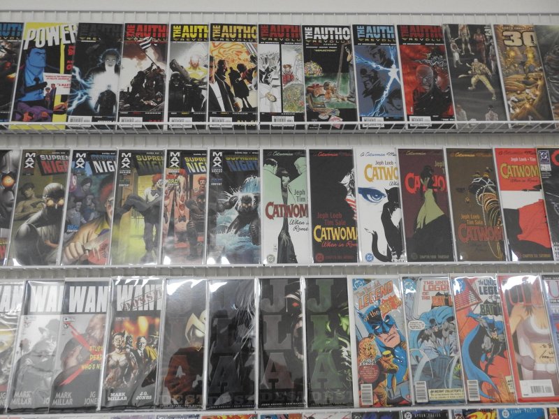 Huge Lot 130+ Comics W/ Catwoman, Green Lantern, Identity Crisis, +More Avg VF+