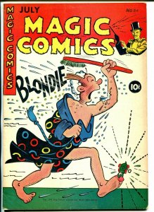 Magic #84 1946-McKay-Mandrake-Dagwood sandwich-Popeye-Lone Ranger-Blondie-VF-