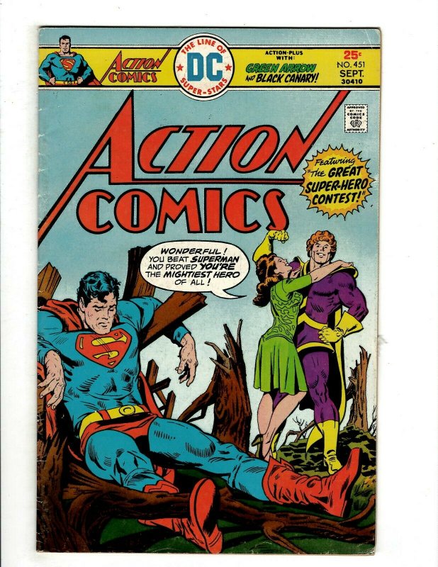 10 Action Comics DC Comics 431 442 444 446 448 450 451 452 453 457 Lois J461