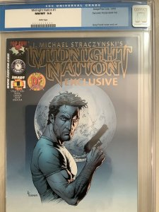 Midnight Nation #1 CGC 9.8 Gold DF Cover COA #1074 Of 4000-Straczynski And Frank