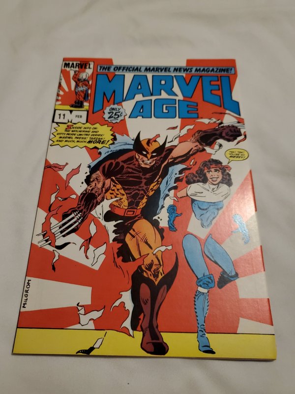 Marvel Age 11 Near Mint- Cover by  Al Milgrom