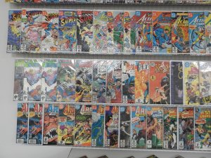 Huge Lot 130+ Comics W/ Superman, Batman, All Star Squadron+ Avg Fine Condition!