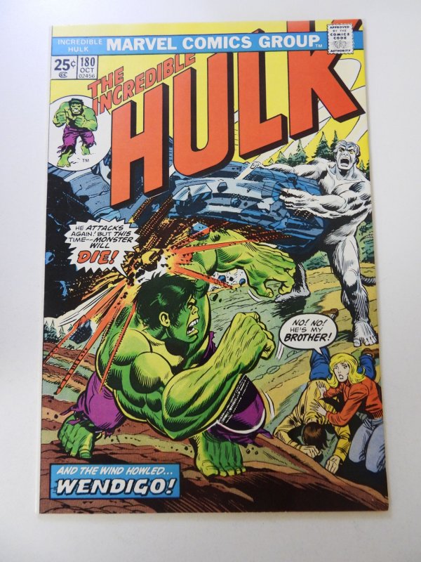 Incredible Hulk #180 1st cameo appearance of Wolverine FN MVS intact see desc
