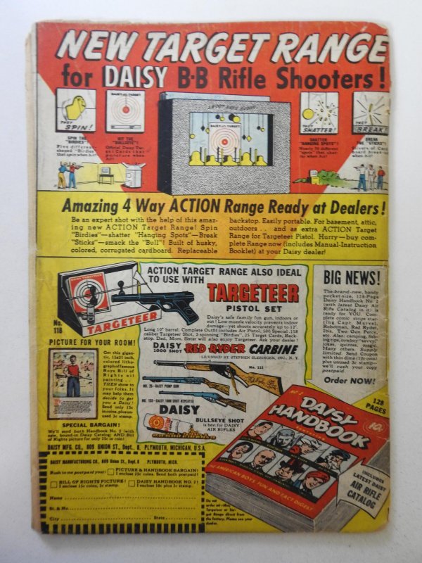 Buzzy #21 GD Condition! Moisture damage, centerfold detached