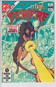 TALES OF THE NEW TEEN TITANS #4 STARFIRE (Sep 1982) FVF 7.0 white!