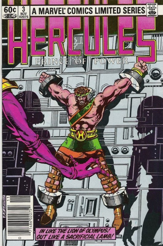 Hercules #1-4 (1982)  complete set  #1 VF, #2 VF, #3 VF-, #4 VF+