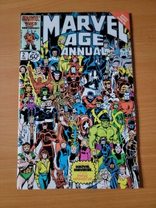 Marvel Age Annual #2 ~ NEAR MINT NM ~ 1986 Marvel Comics