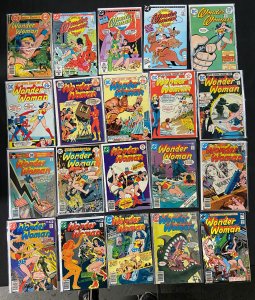 WONDER WOMAN BRONZE 51 COMICS LOT  MOST VG/FN OR BETTER