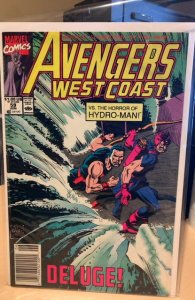 Avengers West Coast #59 Newsstand Edition (1990) 8.0 VF