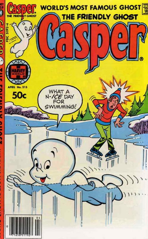 Friendly Ghost, Casper, The #215 VG; Harvey | low grade comic - save on shipping