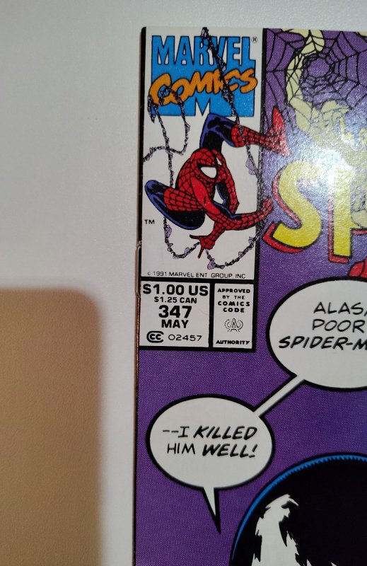 The Amazing Spider-Man #347 (1991) Newstand!