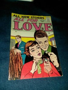 All For Love V. 3 #2 prize comics 1959 silver age Romance bob powell art classic