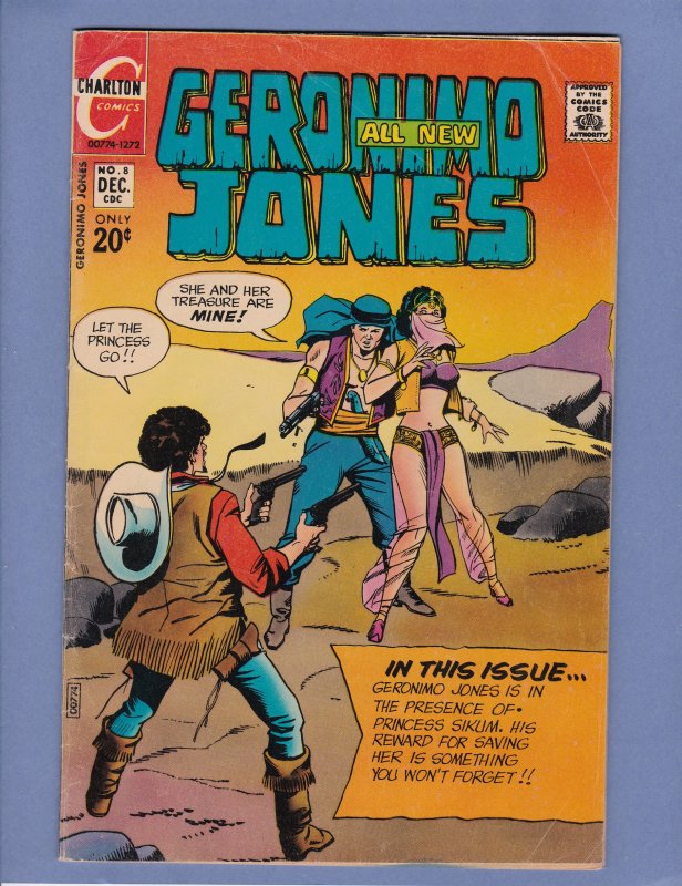 Geronimo Jones #8 VG Charlton 1972