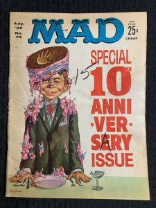 1962 MAD Magazine #72 GD+ 2.5 Alfred E Neuman / Guide to TV Repairs