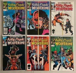 Kitty Pryde and Wolverine set #1-6 Marvel (6.0 FN) (1984 to 1985)