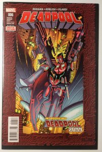 Deadpool #6 (9.4, 2016) 1st App of Deadpool 2099