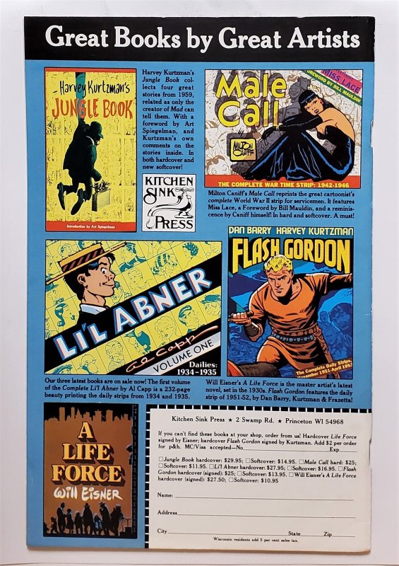 Xenozoic Tales #6 (May 1988, Kitchen Sink) VF