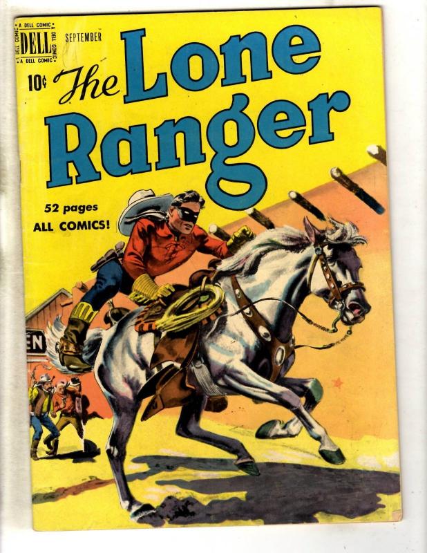 Lone Ranger # 27 FN 1950 Dell Golden Age Comic Book Western Cowboy Tonto JL8