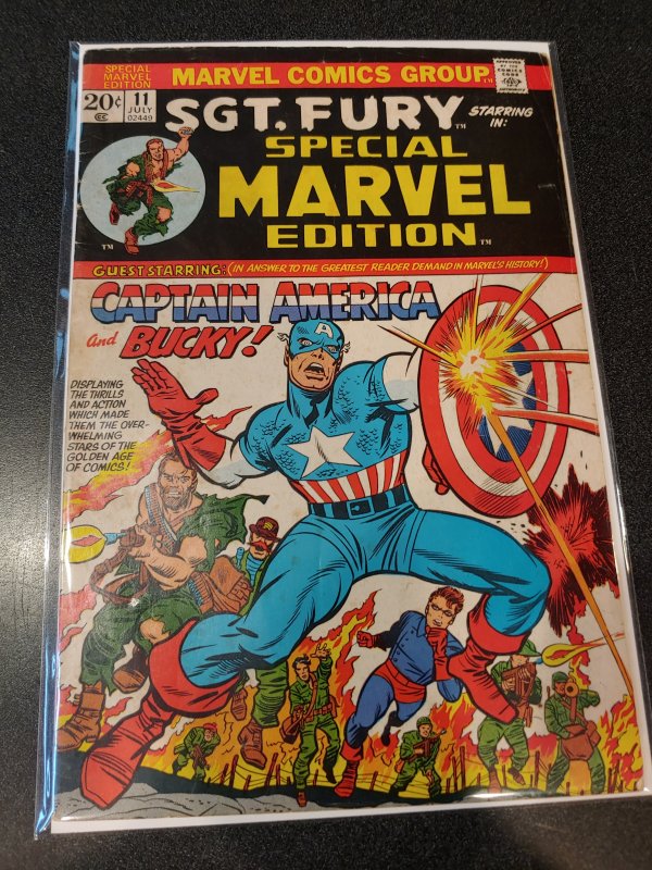 Special Marvel Edition #11 (1973) CAPTAIN AMERICA ISSUE