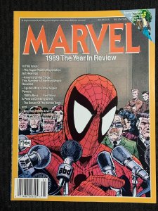 1989 MARVEL The Year in Review Magazine #1 FN+ 6.5 McFarlane Spider-Man Cover