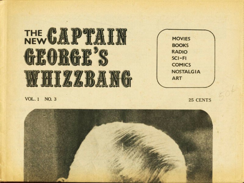 CAPTAIN GEORGES WHIZBANG #3-BORIS KARLOFF/B WESTERNS VG