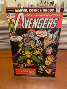 The Avengers #135 (1975) - F/VF- Origin of Vision