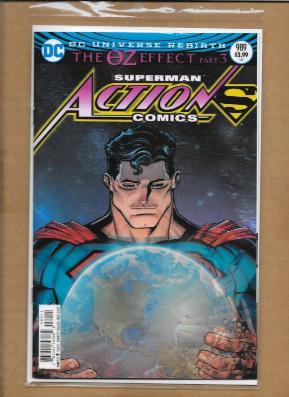 ACTION COMICS 987 988 989 990 991 OZ EFFECT  3D LENTICULAR SET  DC REBIRTH   