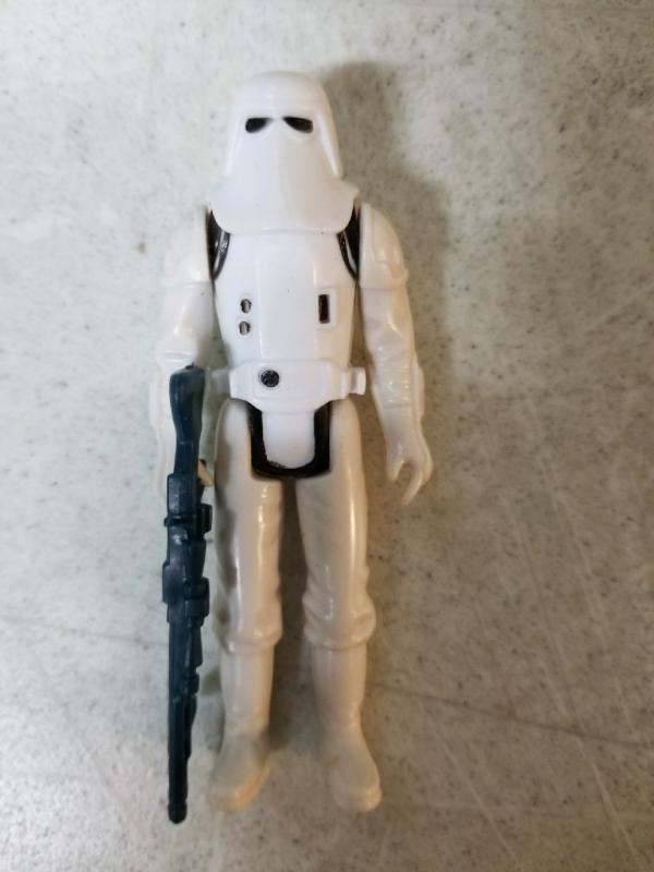 Storm Trooper Hoth Snow W/ Gun & Cape  Kenner Action Figure Star Wars 1980 TWT1