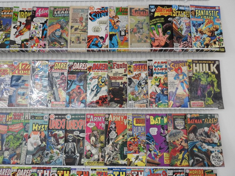 Huge Lot 170+ Silver/Bronze Comics W/ Daredevil, Iron Man, Thor, +More! See Desc