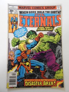 The Eternals #15 (1977) VG Condition moisture stain
