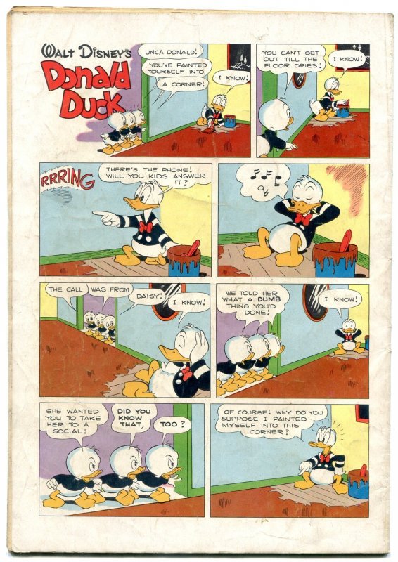Donald Duck & Gilded Man- Four Color Comics #422 1952- Carl Barks VG