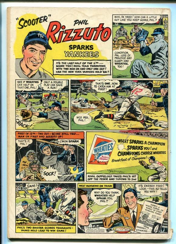 GENE AUTRY #75 1953-DELL-PHIL RIZZUTO-BORDER PATROL-PHOTO COVER-good+