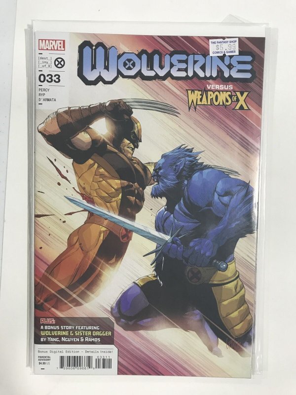 Wolverine #33 (2023) Wolverine NM3B145 NEAR MINT NM