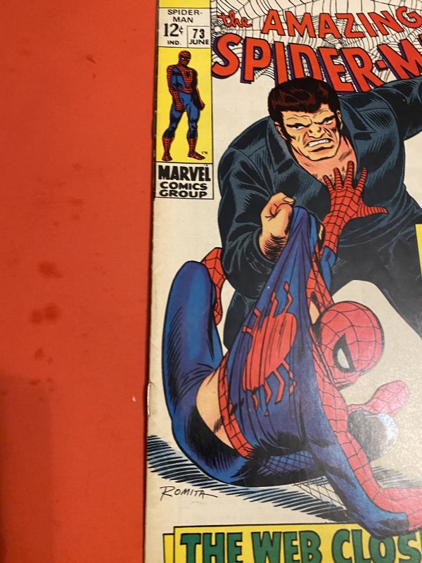 The Amazing Spider-Man #73 (1969) mountain Man Marko/1st Silverman