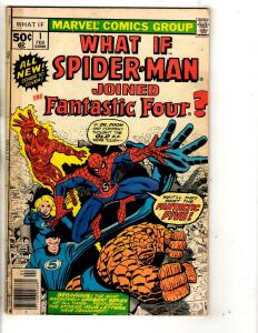 What If ? # 1 GD/VG Marvel Comic Book Spider-Man Fantastic Four Human Torch RH2