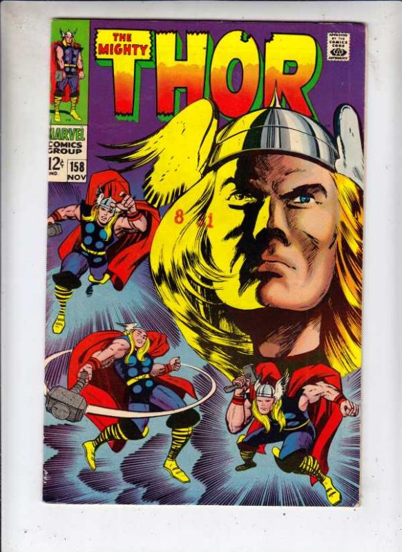 Thor, the Mighty #158 (Nov-68) VG/FN+ Mid-Grade Thor