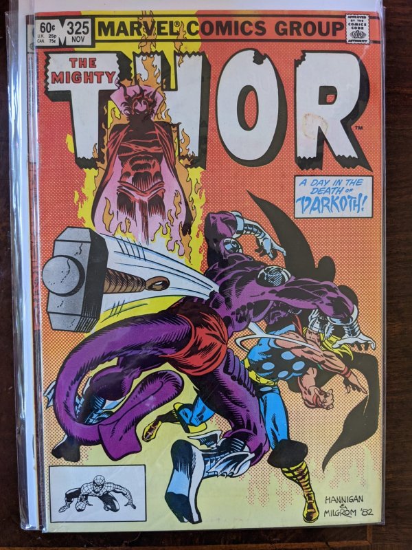 Thor #325 (1982) VG Spot on cover.