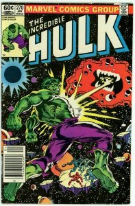 Incredible Hulk #270 (1962) - 6.5 FN+ *Goliath, Gargoyle, and the Galaxy Master*