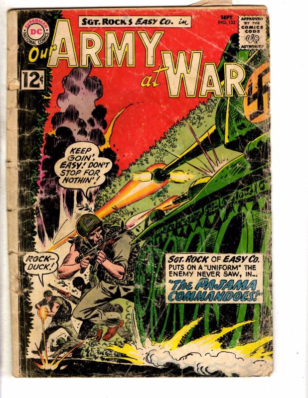 Our Army At War # 122 GD DC Comic Book Feat. Sgt. Rock Easy Co. Kubert J207