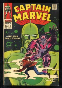 Captain Marvel #8 VG/FN 5.0 Silver Age