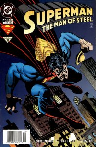Superman: The Man of Steel #49 Newsstand Edition (1995) Superman