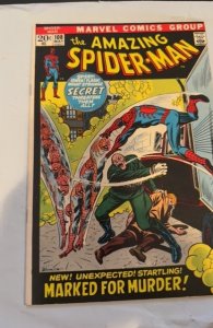 The Amazing Spider-Man #108 (1972)marked for murder slight spine rolll